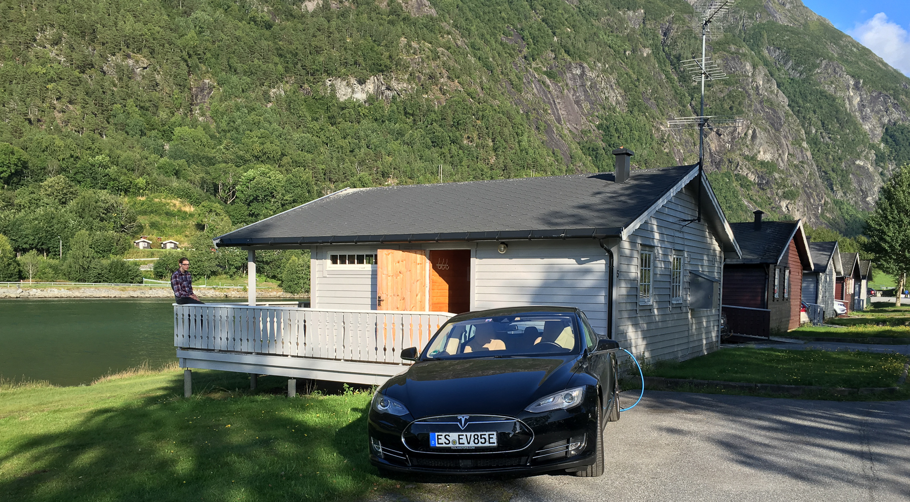 unsere Hütte, Ladung mit 10A im IT Netz...