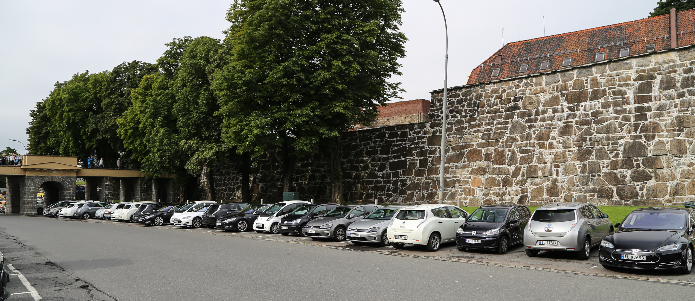 Elektrofahrzeuge soweit das Auge reicht