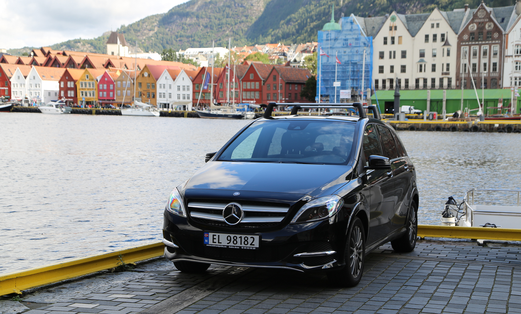 fast ein Werbefoto in Bryggen